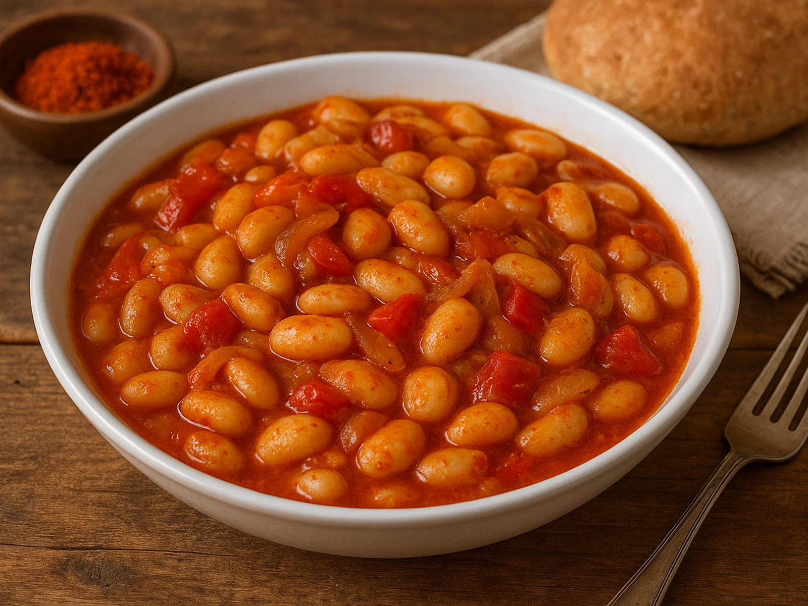 Fasul Yahniya – Weiße Bohnen mit Zwiebeln und Paprika