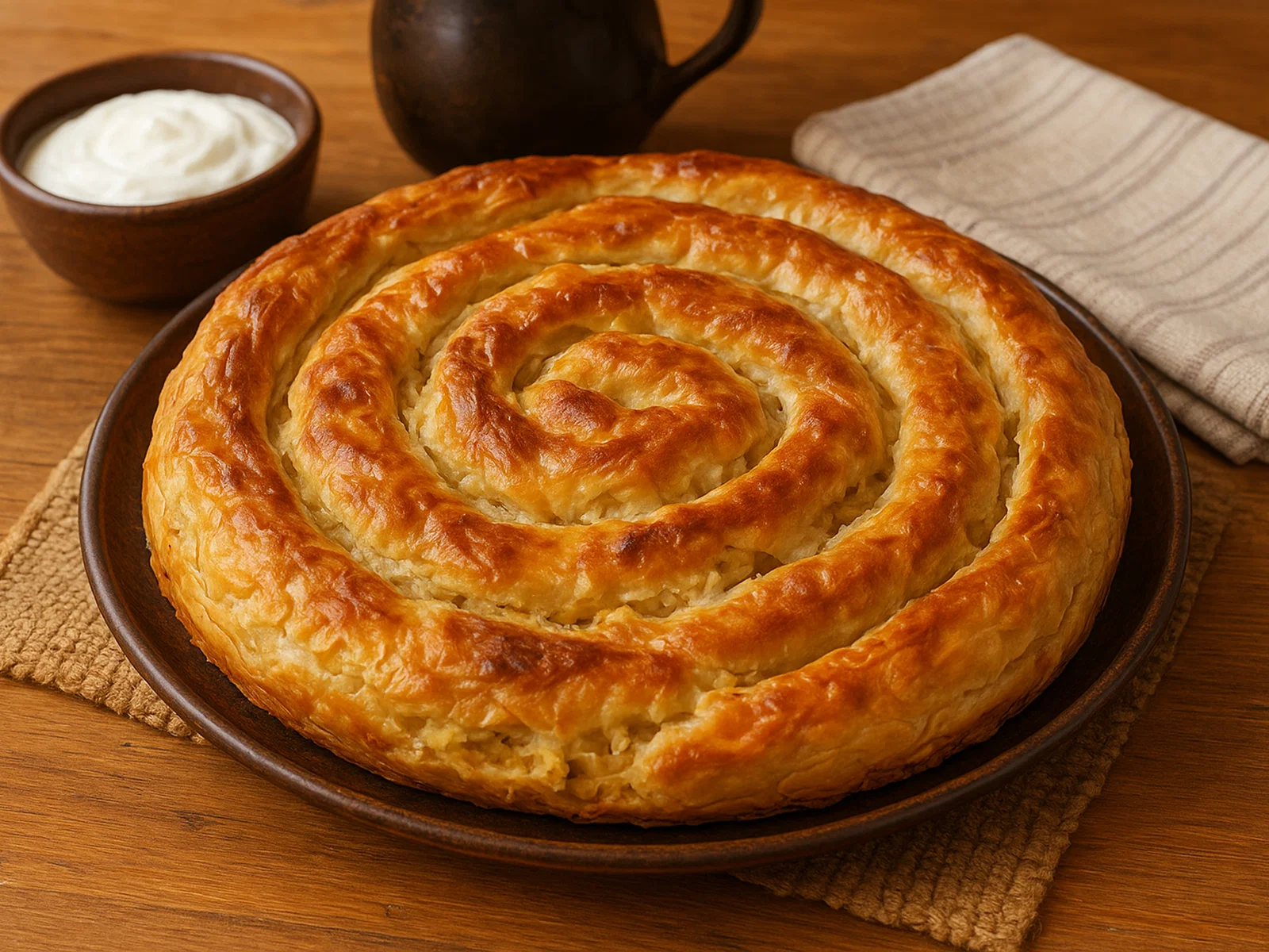 Zelnik – Mazedonische Blätterteig-Pita mit Käse und Kraut