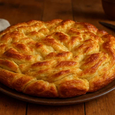 Milinka – geschichtetes Käse-Brot-Gebäck