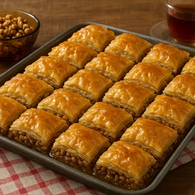 Baklava mit Walnüssen (Baklava s orehi)