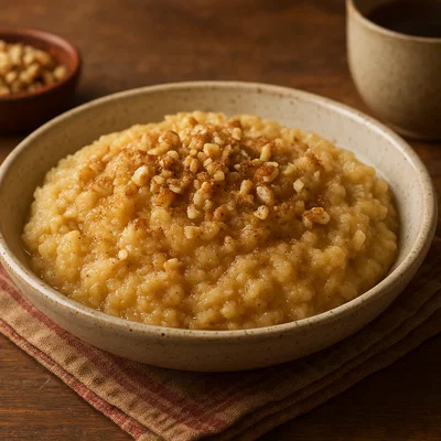 Grießhalva mit Zimt