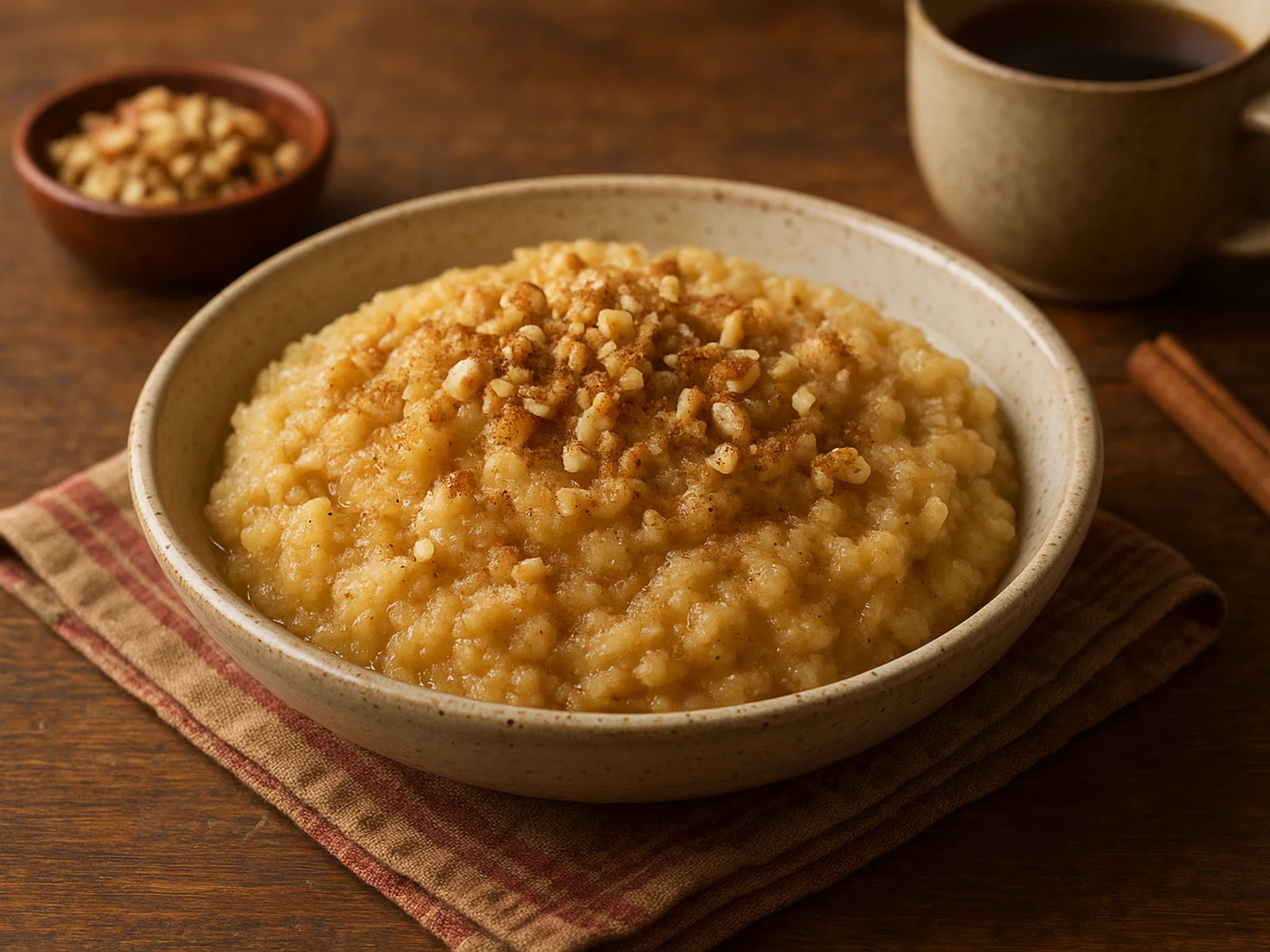 Grießhalva mit Zimt
