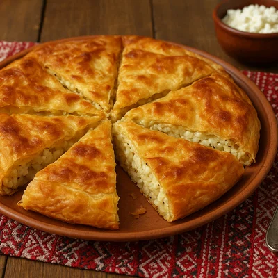 Klin rodopski – Reis-Ei-Pita aus den Rhodopen