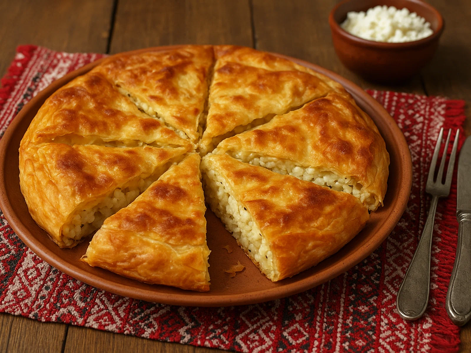 Klin rodopski – Reis-Ei-Pita aus den Rhodopen