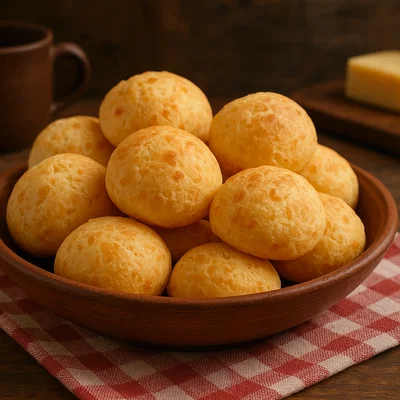 Pão de Queijo – brasilianische Käsebällchen aus Maniokstärke