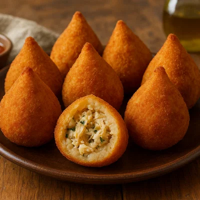 Coxinha – brasilianische Hähnchenkroketten