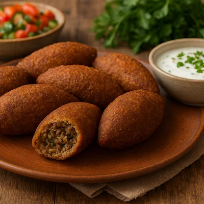 Kibe – Frittierte Bulgur-Hackfleisch-Kroketten