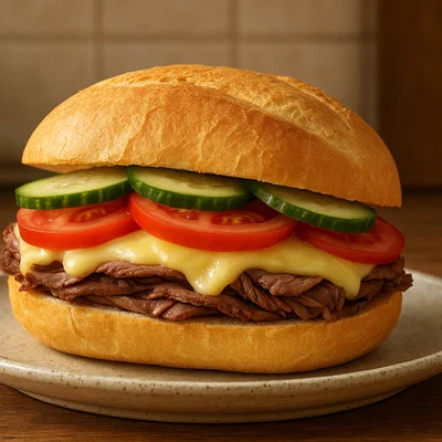 Bauru – brasilianisches Roastbeef-Sandwich