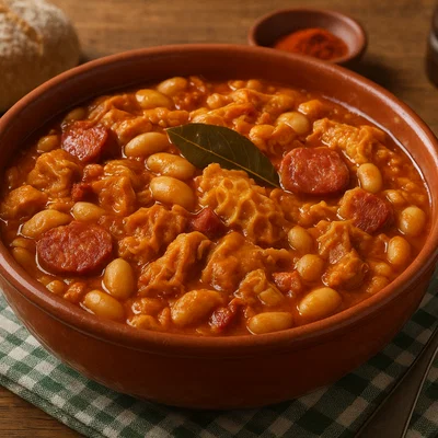 Dobradinha – portugiesischer Kuttel-Eintopf mit weißen Bohnen