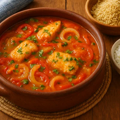 Moqueca Capixaba – brasilianischer Fischeintopf ohne Kokosmilch