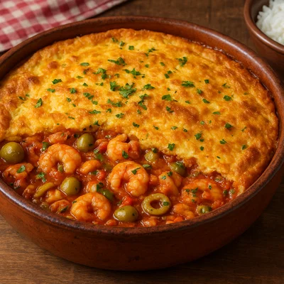 Torta Capixaba – brasilianischer Meeresfrüchte-Auflauf