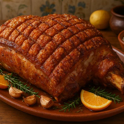 Leitão à pururuca – Spanferkel mit extra knuspriger Kruste