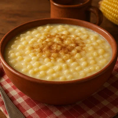 Mungunzá doce – brasilianischer süßer Maispudding mit Kokosmilch
