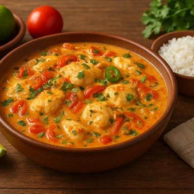 Peixada Nordestina – Brasilianischer Fischeintopf mit Kokosmilch