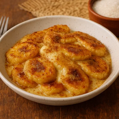 Cartola – Gebratene Banane mit Käse, Zucker und Zimt