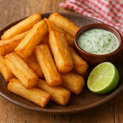 Macaxeira frita (Frittierter Maniok)
