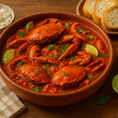 Caranguejada – brasilianischer Krabben-Eintopf zum geselligen Essen