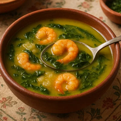 Tacacá – Brasilianische Tucupi-Suppe mit Jambu, Tapioka und Garnelen