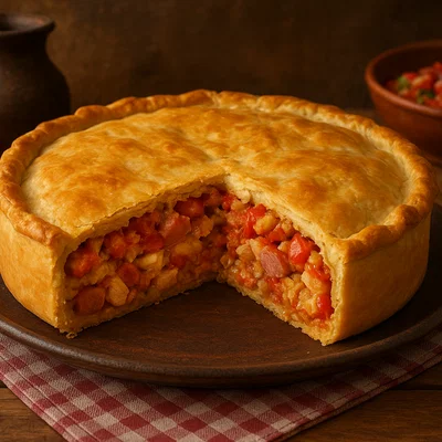 Empadão Goiano – herzhaft gefüllter Pastetenkuchen aus Goiás