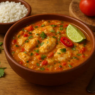 Mojica de Pintado – Brasilianischer Maniok-Fisch-Eintopf