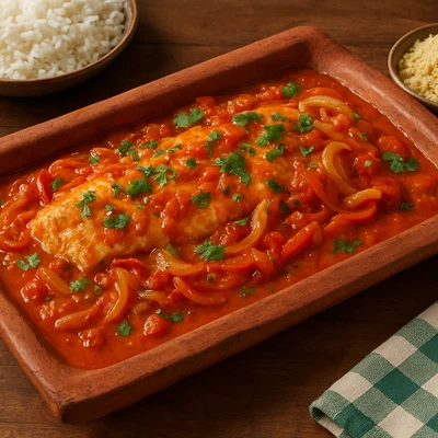 Peixe na Telha – brasilianischer Ziegelfisch aus dem Ofen