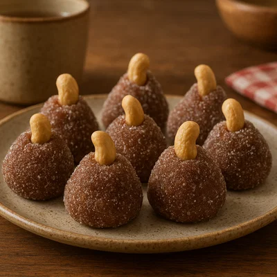 Cajuzinho – brasilianisches Erdnuss-Konfekt in Cashewform