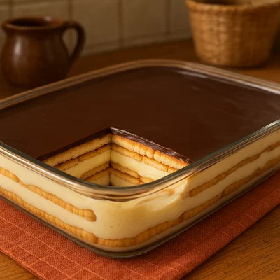 Brasilianisches Pavê – cremiges Keks-Schichtdessert