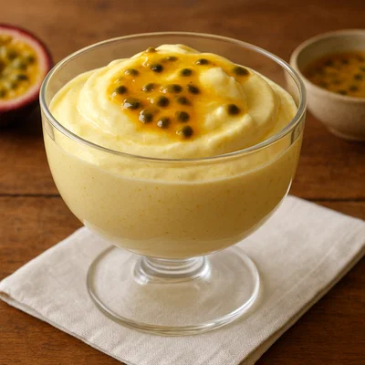 Mousse de maracujá – Brasilianische Passionsfrucht-Mousse