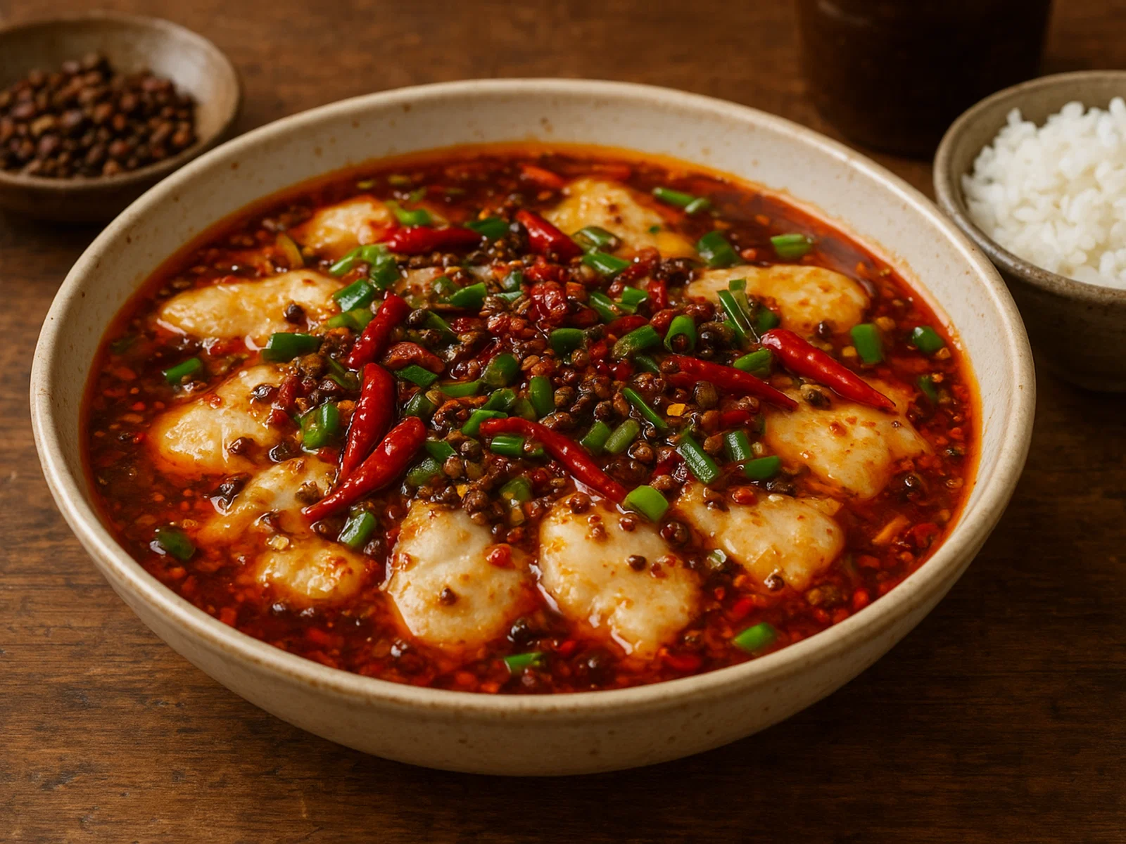 Shuizhu Yu – In Chiliöl pochierter Fisch nach Sichuan-Art