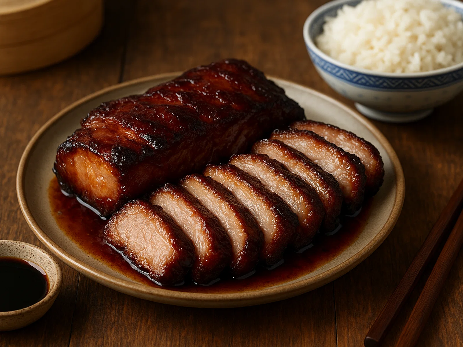 Char Siu – Kantonesisches süß-glasiertes Schweinefleisch