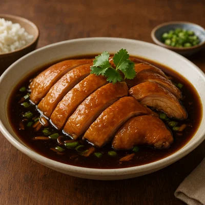 See Yau Gai – Ganzes Huhn in Sojasoße pochiert