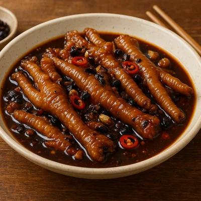 Feng Zhao – gedämpfte Hühnerfüße in Schwarze-Bohnen-Sauce