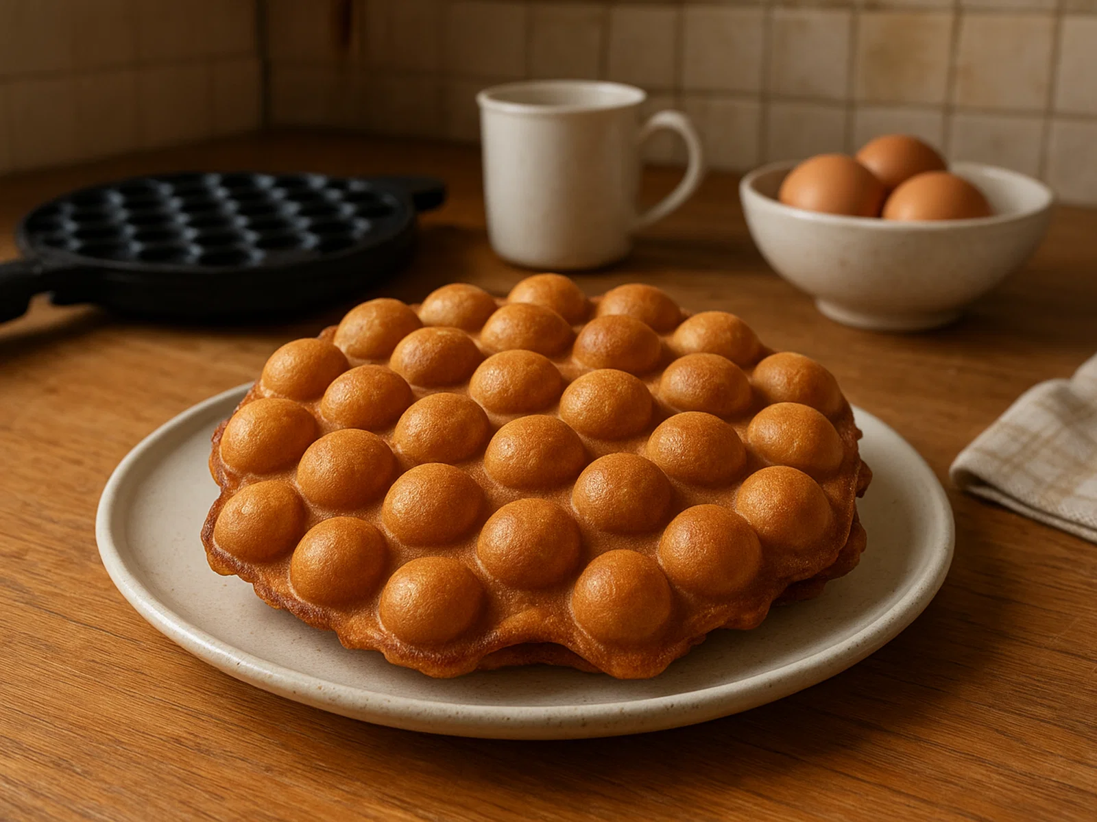 Gai Daan Jai – Hongkonger Eierwaffeln