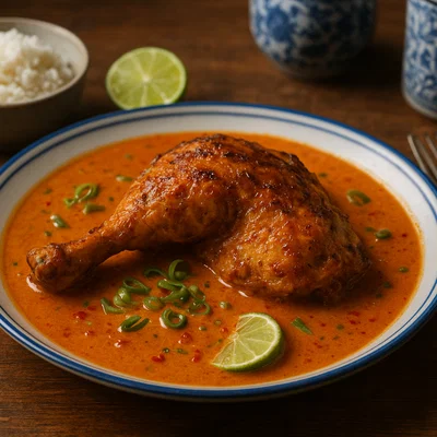 Galinha à africana – Afrikanisches Huhn in Kokos-Chili-Soße