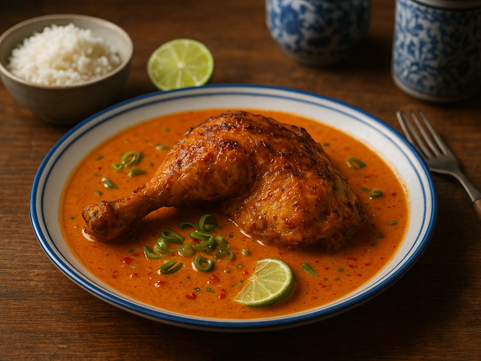 Galinha à africana – Afrikanisches Huhn in Kokos-Chili-Soße