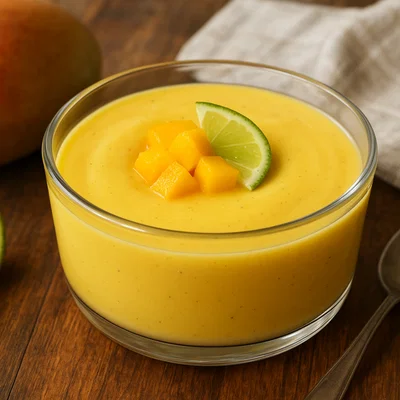 Cremiger Mango-Pudding