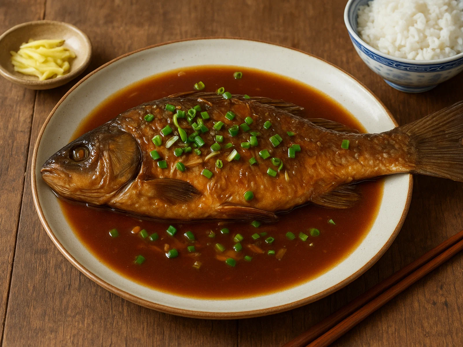 Xihu Cu Yu – Westsee-Fisch in süß-saurer Essigsoße