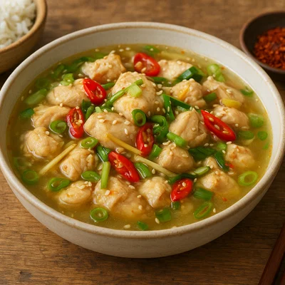 Dong’an Ji – Säuerlich-scharfes Hähnchen aus Dong’an