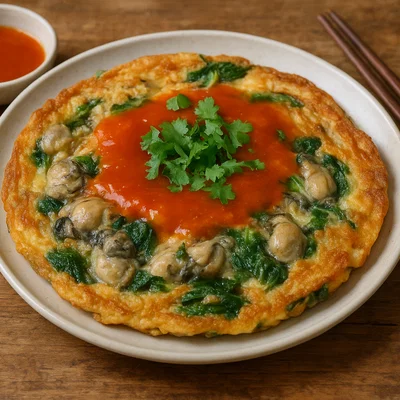 O-a-jian – Taiwanesisches Austern-Omelett