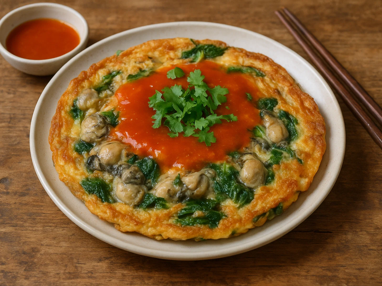 O-a-jian – Taiwanesisches Austern-Omelett