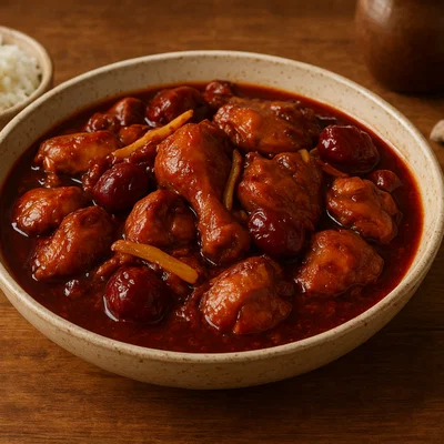 Hong Zao Ji – Hähnchen mit rotem Reiswein-Trester
