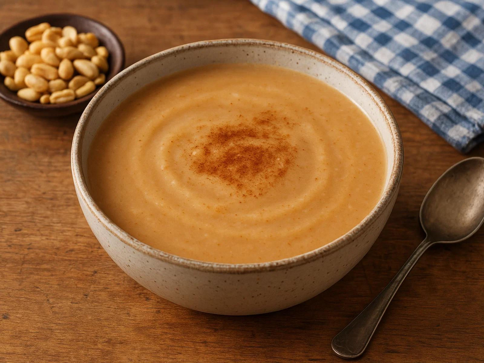 Süße Erdnusssuppe