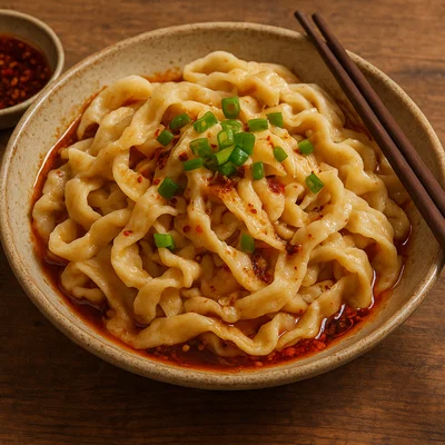 Dao Xiao Mian – chinesische mit dem Messer abgeschabte Nudeln