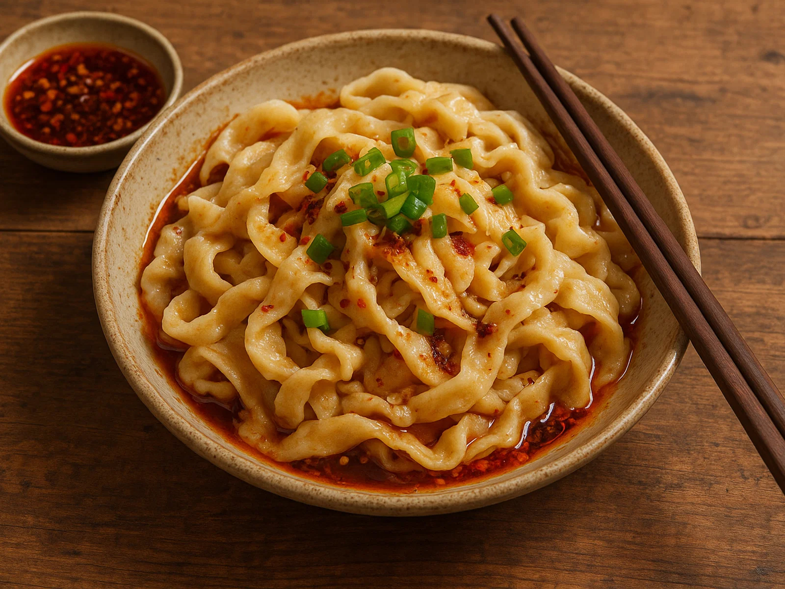 Dao Xiao Mian – chinesische mit dem Messer abgeschabte Nudeln