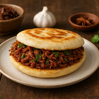 Roujiamo – Chinesischer Burger mit geschmortem Schweinefleisch