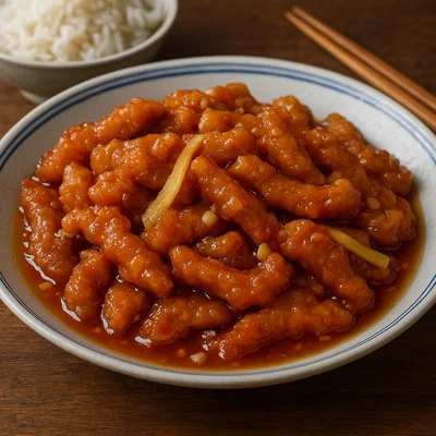 Guo Bao Rou – knusprig frittiertes süß‑saures Schweinefleisch
