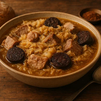 Sha Zhu Cai – Deftiger Eintopf mit Sauerkraut, Schweinefleisch und Blutwurst
