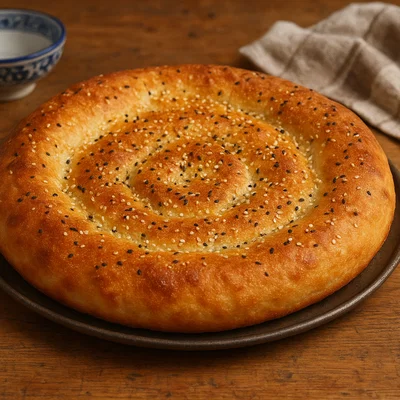 Xinjiang Nang – im Ofen gebackenes Fladenbrot