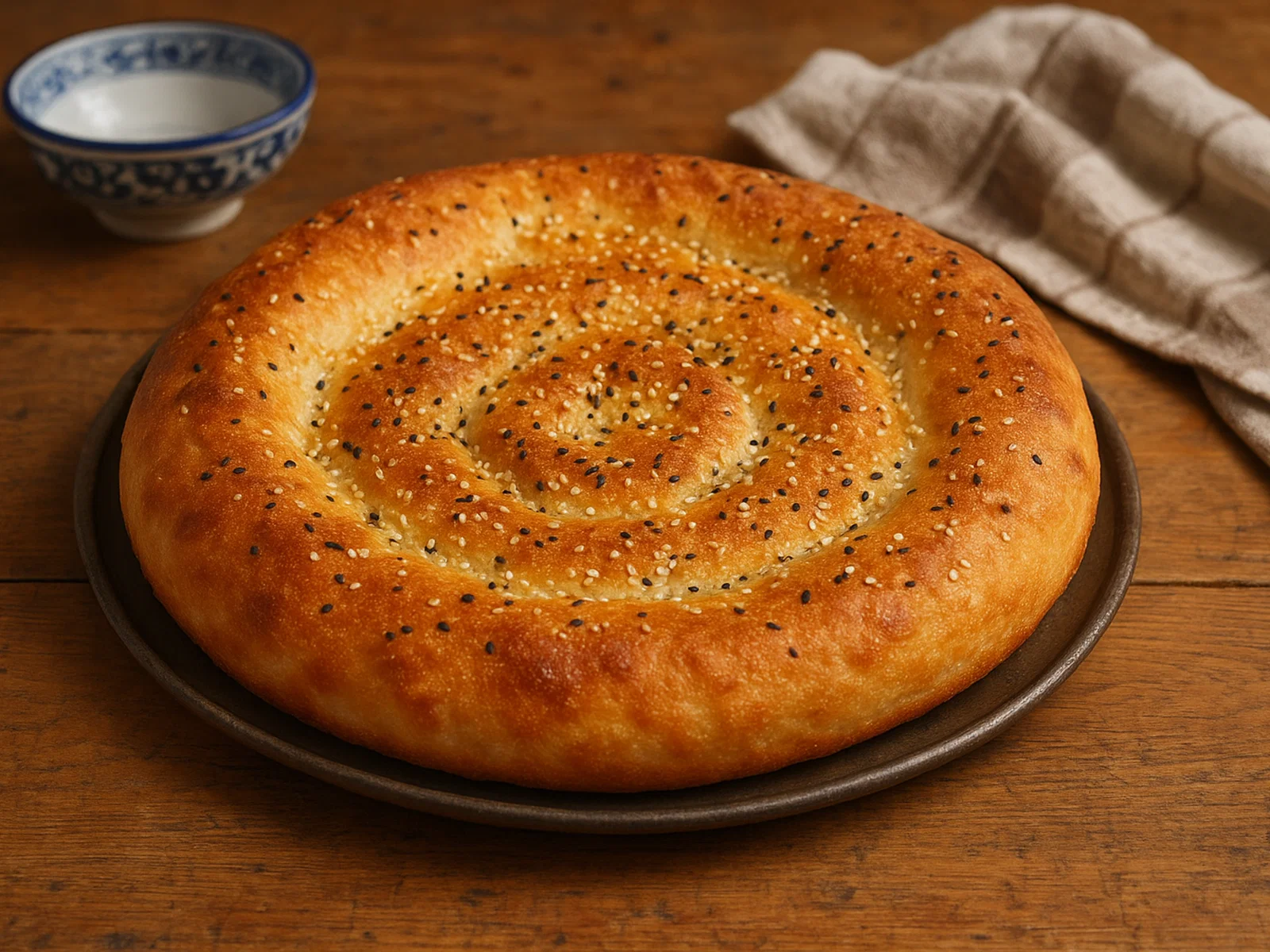 Xinjiang Nang – im Ofen gebackenes Fladenbrot