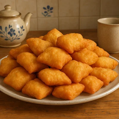 Boortsog – Mongolisches frittiertes Teiggebäck